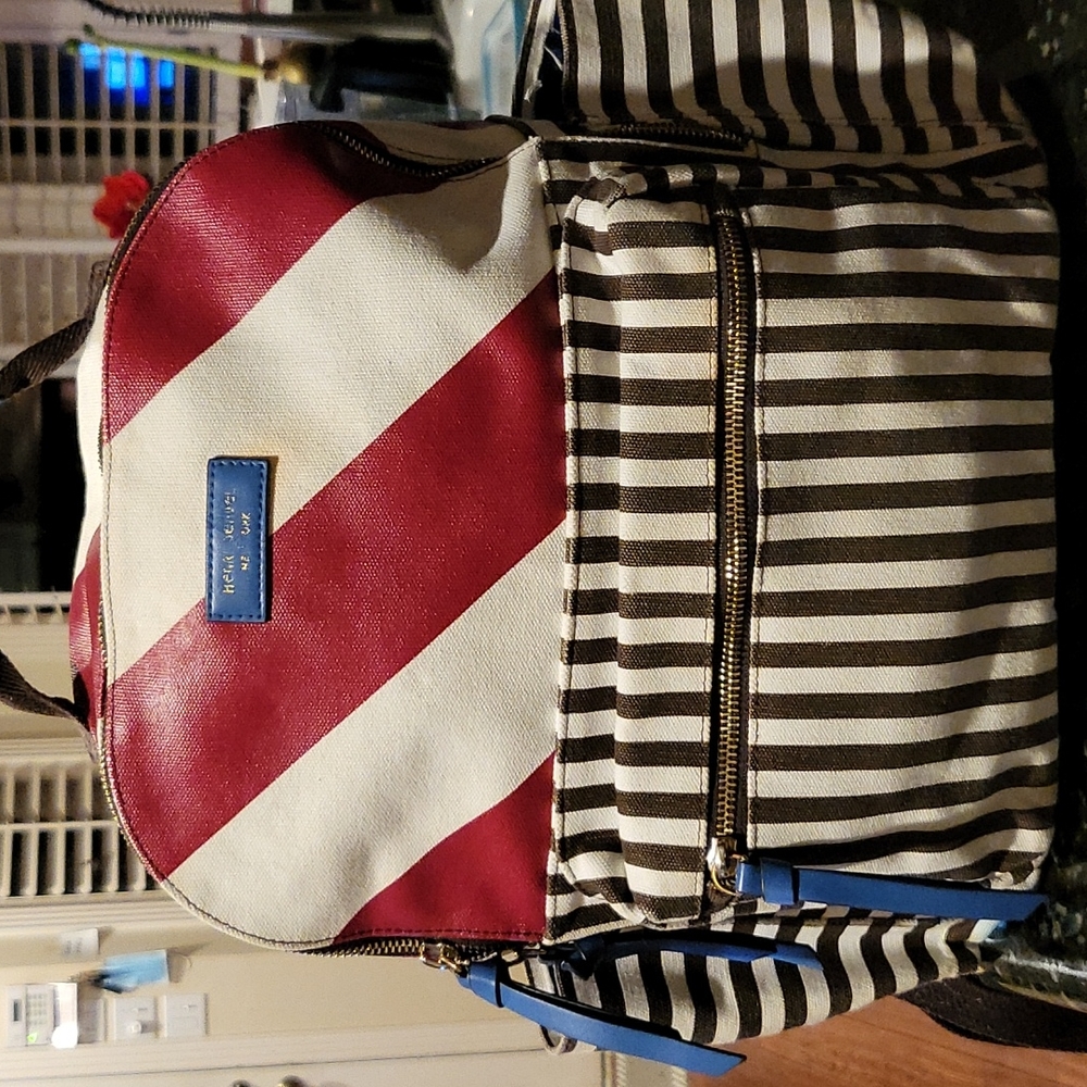 Henri Bendel Canvas Backpack